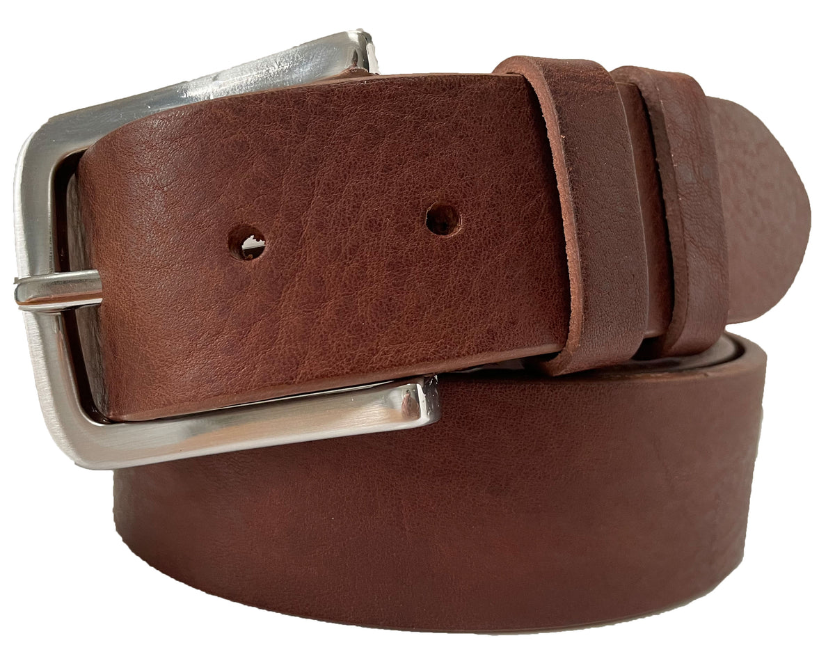 Cognac Tan 40mm Italian Leather Belt