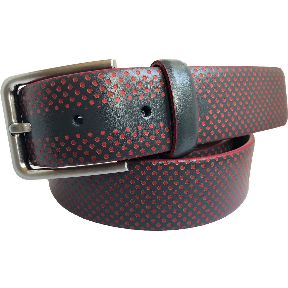 Grey 35mm Italian Calf Leather Belt