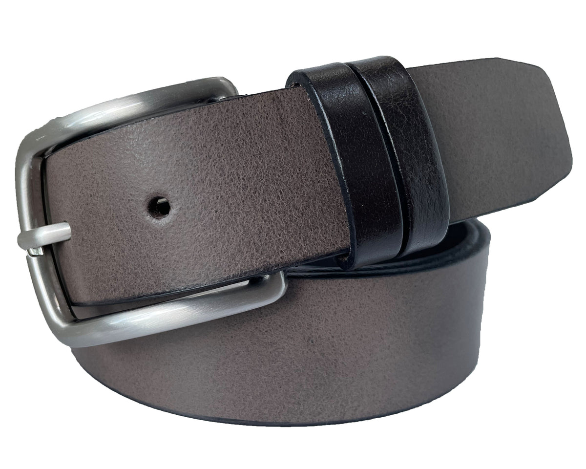 Black 35mm Italian Leather Belt