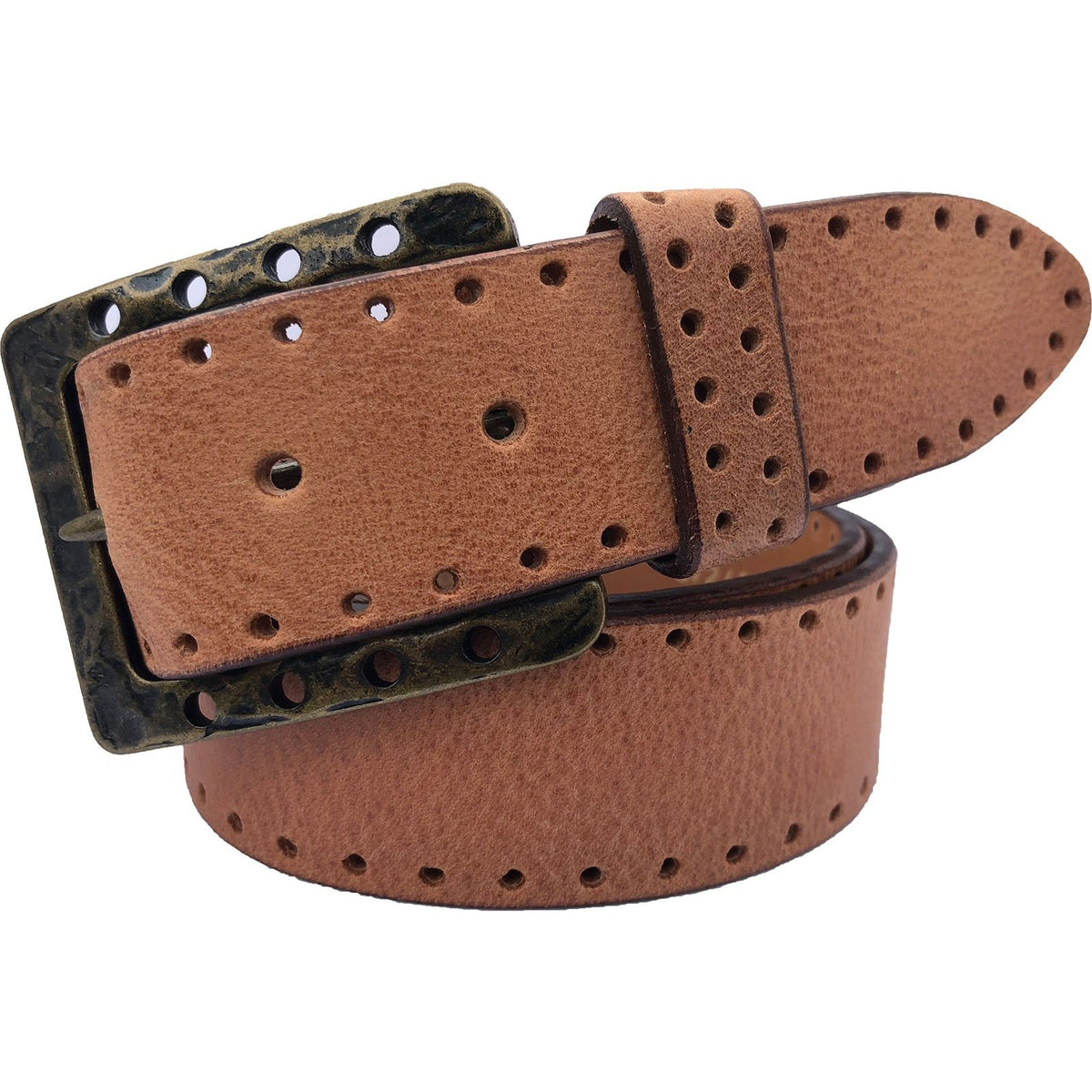 Tan 40mm Italian Leather Belt