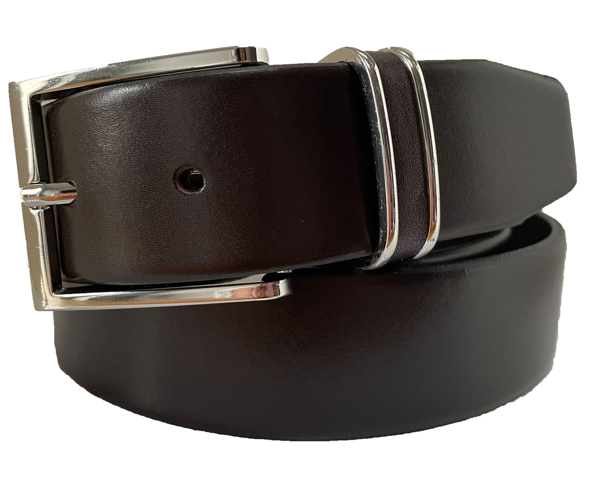 Brown 35mm Italian Leather Belt