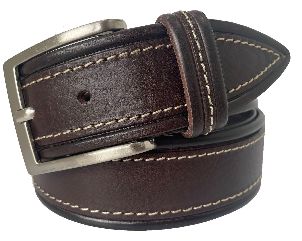Rich Brown Italian Leather Belt