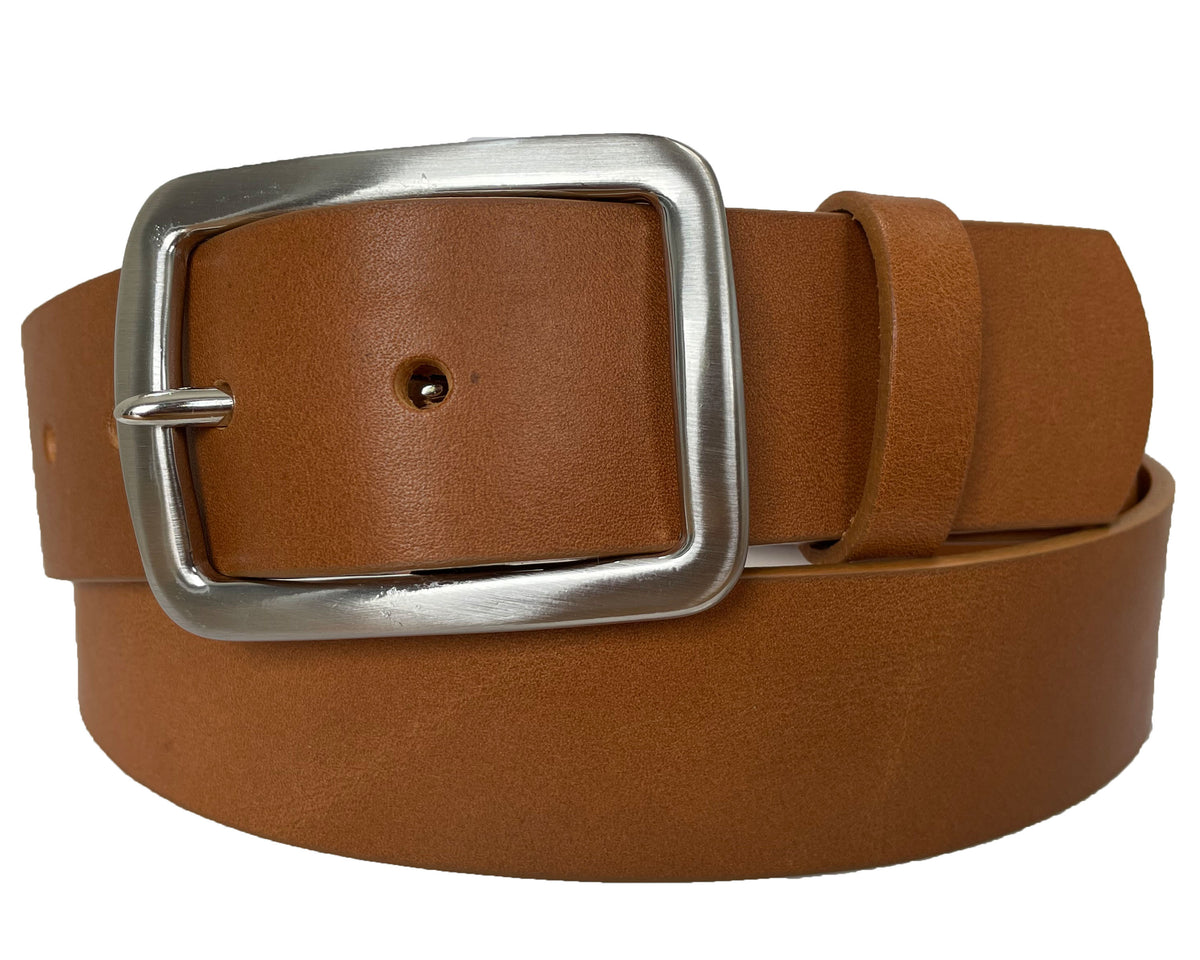 Tan 40mm Italian Leather Belt