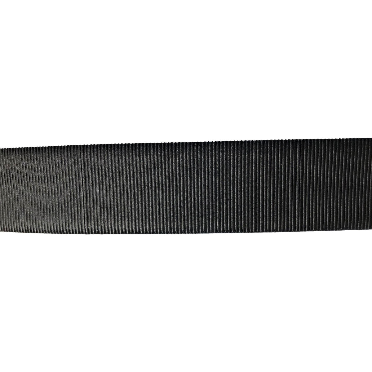 Black 35mm Italian Leather Belt Striped Texture product image