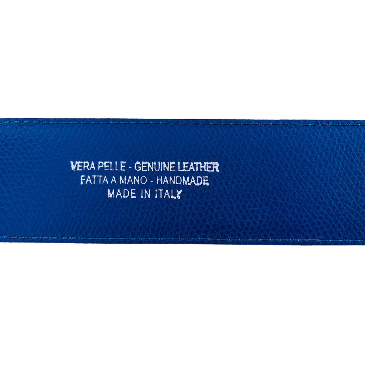 Brown 40mm Italian Leather Belt Hand-Painted Finish product image