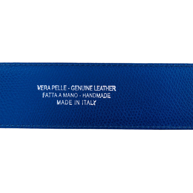 Brown 40mm Italian Leather Belt Hand-Painted Finish product image