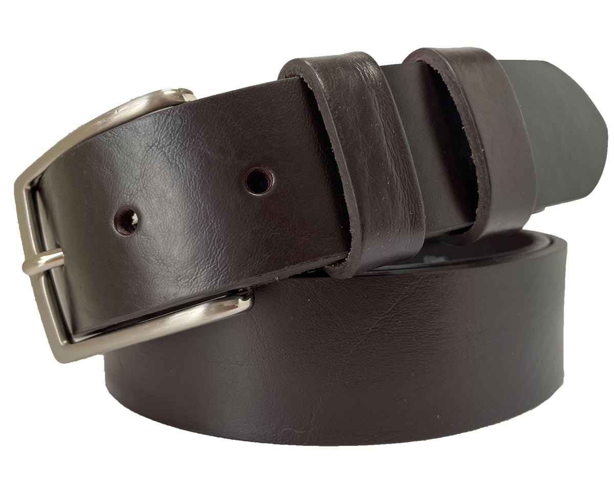 Brown 35mm Italian Leather Belt