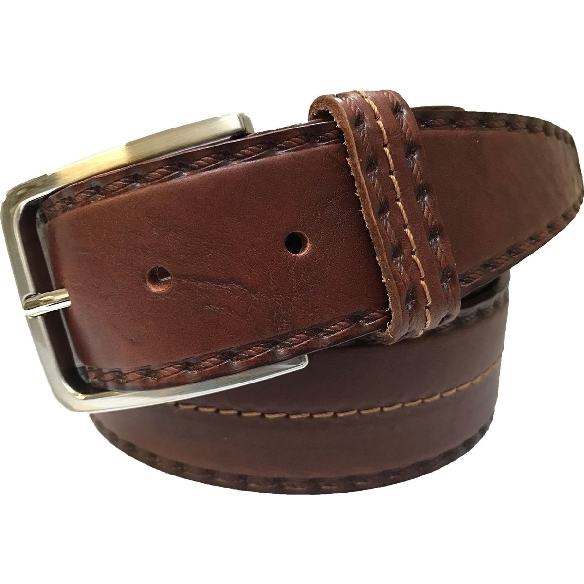 Cognac Tan 40mm Italian Leather Belt