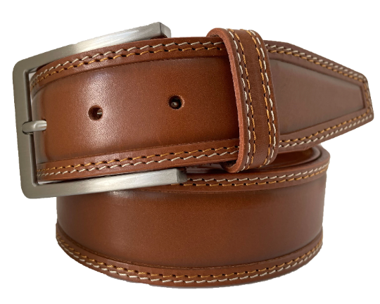 Tan Italian Leather Belt