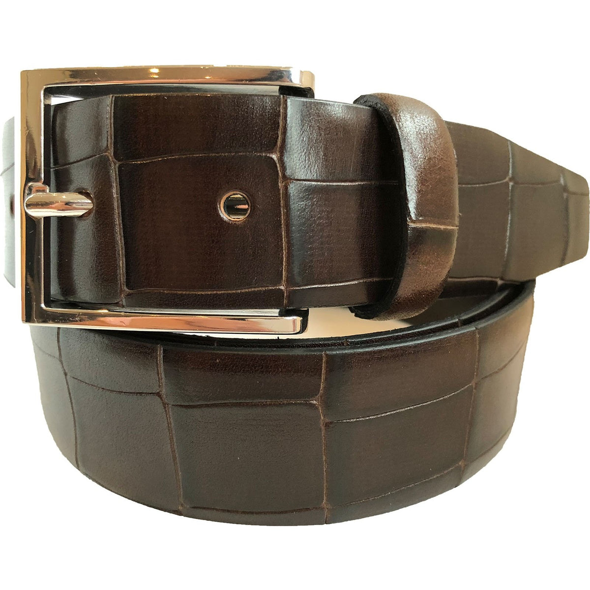 Brown 35mm Italian Leather Belt