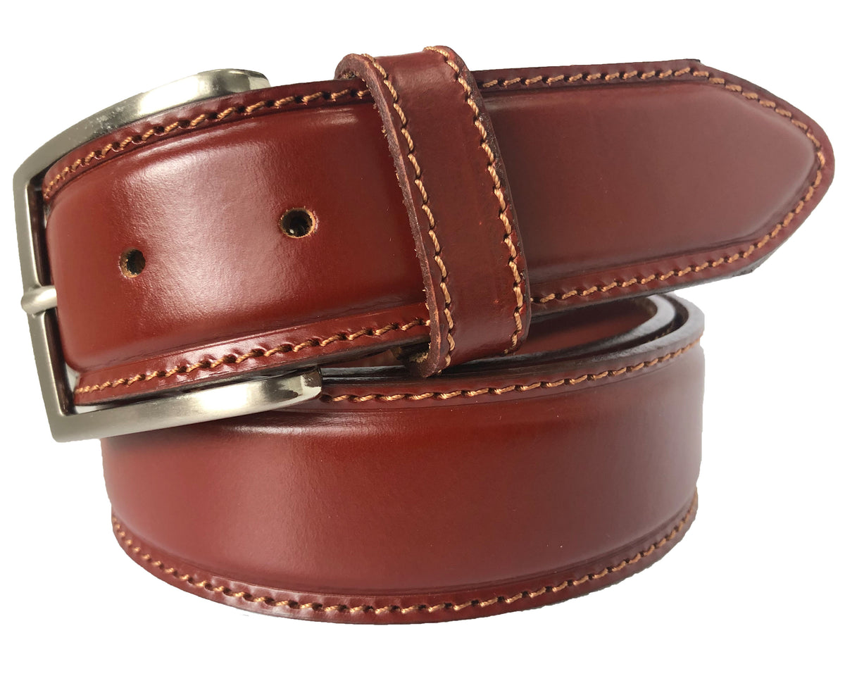 Brown 40mm Italian Leather Belt