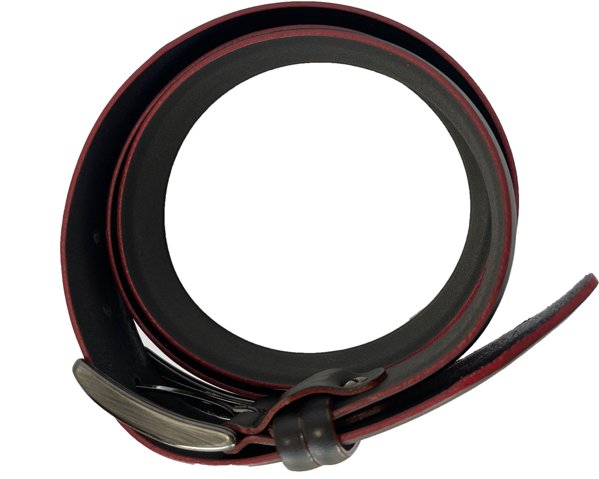 Black 35mm Italian Leather Belt product image