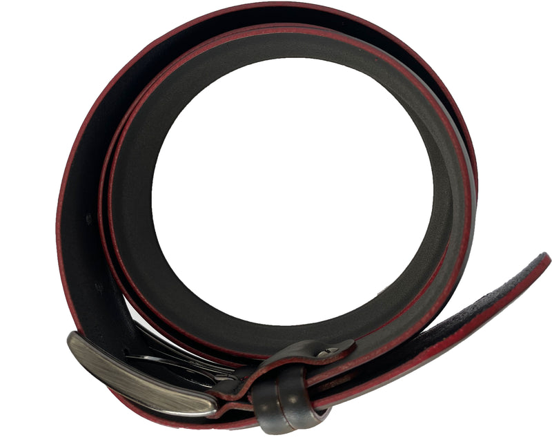 Black 35mm Italian Leather Belt product image